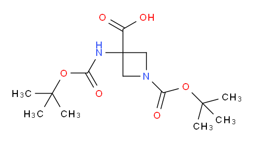 1-[(tert-butoxy)carbonyl]-3-{[(tert-butoxy)carbonyl]amino}azetidine-3-carboxylic acid
