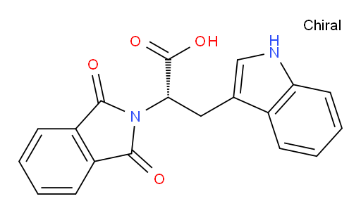 (2S)-2-(1,3-dioxo-2,3-dihydro-1H-isoindol-2-yl)-3-(1H-indol-3-yl)propanoic acid