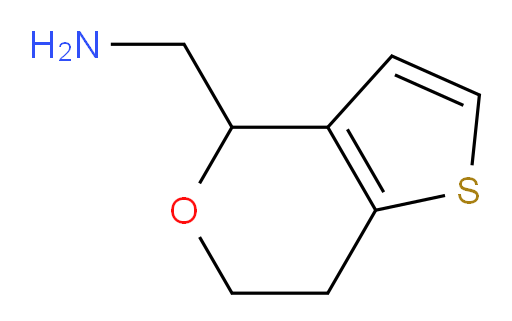 {4H,6H,7H-thieno[3,2-c]pyran-4-yl}methanamine
