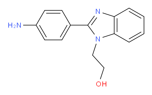 2-[2-(4-aminophenyl)-1H-1,3-benzodiazol-1-yl]ethan-1-ol