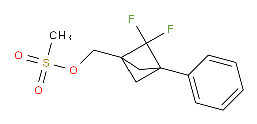 {2,2-difluoro-3-phenylbicyclo[1.1.1]pentan-1-yl}methyl methanesulfonate