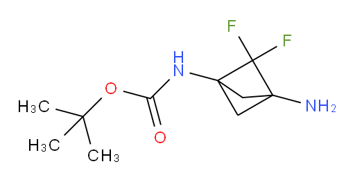 tert-butyl N-{3-amino-2,2-difluorobicyclo[1.1.1]pentan-1-yl}carbamate
