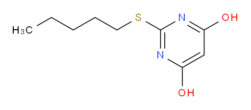 2-(pentylsulfanyl)pyrimidine-4,6-diol