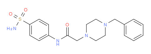 2-(4-benzylpiperazin-1-yl)-N-(4-sulfamoylphenyl)acetamide