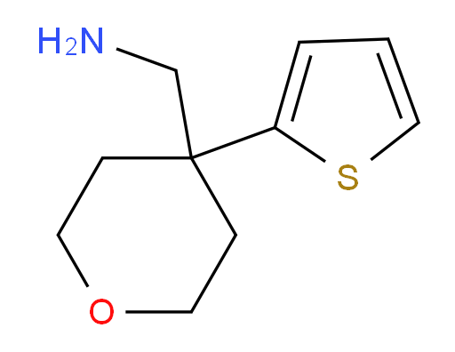 [4-(thiophen-2-yl)oxan-4-yl]methanamine