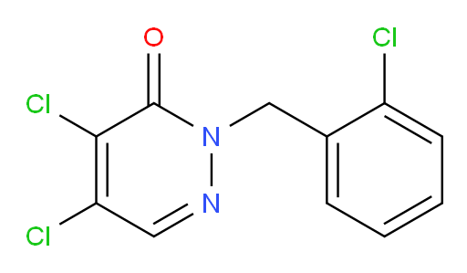 4,5-dichloro-2-[(2-chlorophenyl)methyl]-2,3-dihydropyridazin-3-one