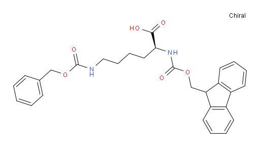 (2S)-6-{[(benzyloxy)carbonyl]amino}-2-({[(9H-fluoren-9-yl)methoxy]carbonyl}amino)hexanoic acid