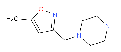 1-[(5-methyl-1,2-oxazol-3-yl)methyl]piperazine