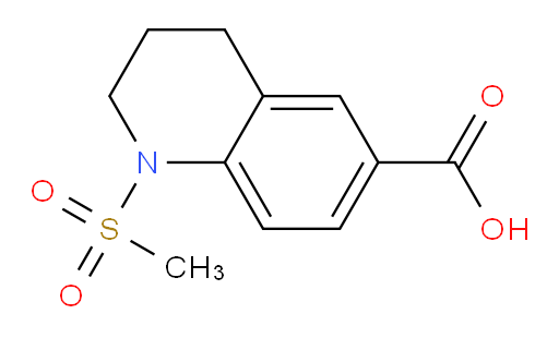 1-methanesulfonyl-1,2,3,4-tetrahydroquinoline-6-carboxylic acid