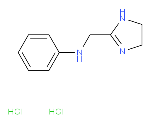 N-[(4,5-dihydro-1H-imidazol-2-yl)methyl]aniline dihydrochloride