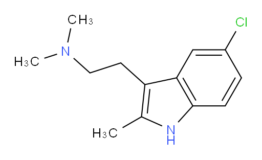 [2-(5-chloro-2-methyl-1H-indol-3-yl)ethyl]dimethylamine