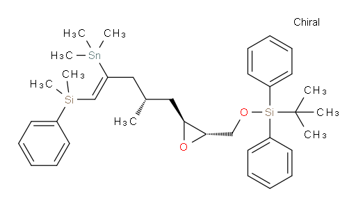 tert-butyl(((2S,3S)-3-((S,Z)-5-(dimethyl(phenyl)silyl)-2-methyl-4-(trimethylstannyl)pent-4-en-1-yl)oxiran-2-yl)methoxy)diphenylsilane