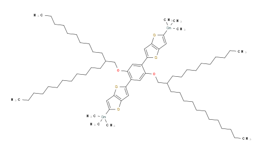 (5,5'-(2,5-bis((2-decyltetradecyl)oxy)-1,4-phenylene)bis(thieno[3,2-b]thiophene-5,2-diyl))bis(trimethylstannane)