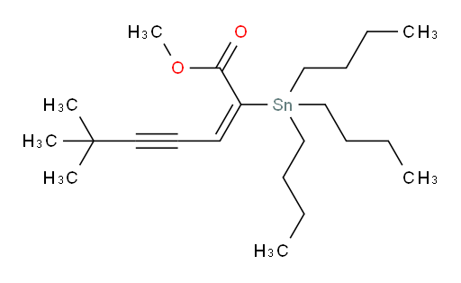 (E)-methyl 6,6-dimethyl-2-(tributylstannyl)hept-2-en-4-ynoate