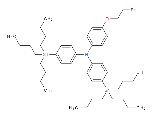 4-(2-bromoethoxy)-N,N-bis(4-(tributylstannyl)phenyl)aniline