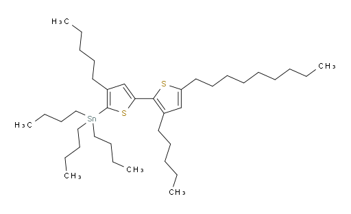 tributyl(5'-nonyl-3',4-dipentyl-[2,2'-bithiophen]-5-yl)stannane