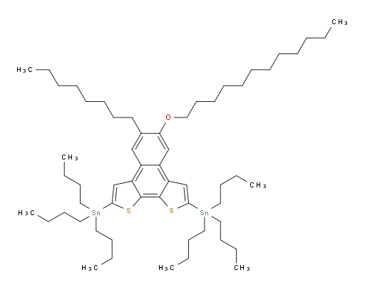 (5-(dodecyloxy)-6-octylnaphtho[2,1-b:3,4-b']dithiophene-2,9-diyl)bis(tributylstannane)