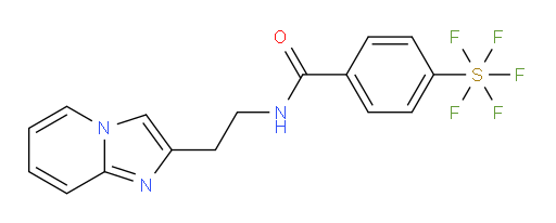 N-(2-(imidazo[1,2-a]pyridin-2-yl)ethyl)-4-(pentafluoromercapto)benzamide