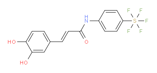 [4-[[3-(3,4-Dihydroxyphenyl)-1-oxo-2-propen-1-yl]amino]phenyl]sulfur pentafluoride