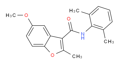 N-(2,6-dimethylphenyl)-5-methoxy-2-methylbenzofuran-3-carboxamide