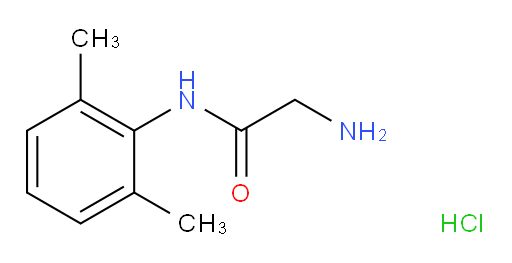 Acetamide, 2-amino-N-(2,6-dimethylphenyl)-, hydrochloride (1:1)