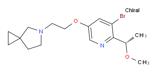 (S)-5-(2-((5-bromo-6-(1-methoxyethyl)pyridin-3-yl)oxy)ethyl)-5-azaspiro[2.4]heptane