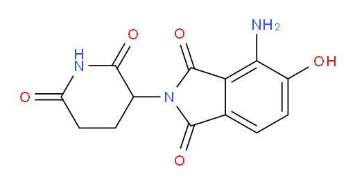 4-amino-2-(2,6-dioxopiperidin-3-yl)-5-hydroxyisoindoline-1,3-dione