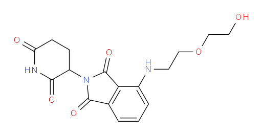 2-(2,6-dioxopiperidin-3-yl)-4-((2-(2-hydroxyethoxy)ethyl)amino)isoindoline-1,3-dione