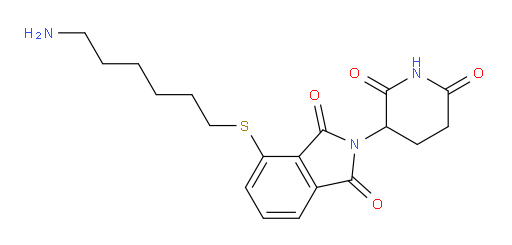 4-((6-aminohexyl)thio)-2-(2,6-dioxopiperidin-3-yl)isoindoline-1,3-dione