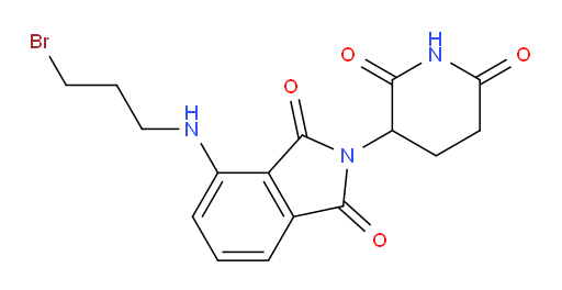 4-((3-bromopropyl)amino)-2-(2,6-dioxopiperidin-3-yl)isoindoline-1,3-dione