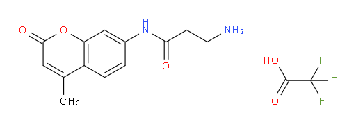 3-amino-N-(4-methyl-2-oxo-2H-chromen-7-yl)propanamide 2,2,2-trifluoroacetate