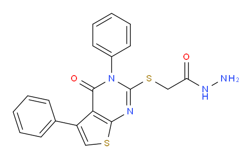 2-((4-oxo-3,5-diphenyl-3,4-dihydrothieno[2,3-d]pyrimidin-2-yl)thio)acetohydrazide