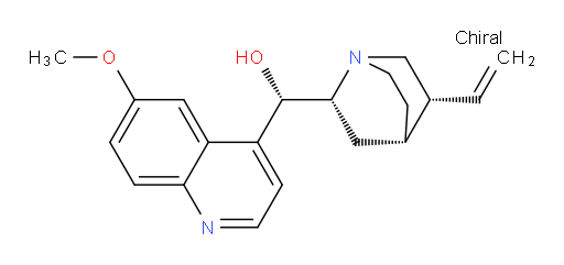 (1S)-(6-methoxyquinolin-4-yl)((2R,4S,5R)-5-vinylquinuclidin-2-yl)methanol