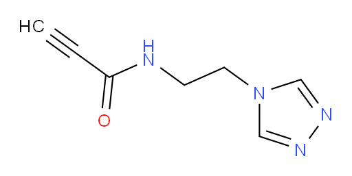 N-[2-(4H-1,2,4-triazol-4-yl)ethyl]prop-2-ynamide