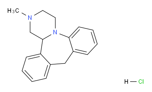2-methyl-1,2,3,4,10,14b-hexahydrodibenzo[c,f]pyrazino[1,2-a]azepine hydrochloride