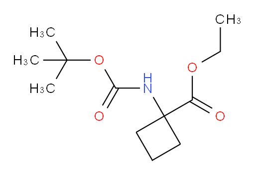 Cyclobutanecarboxylic acid, 1-[[(1,1-diMethylethoxy)carbonyl]aMino]-, ethyl ester