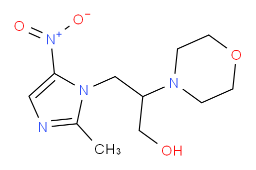 3-(2-methyl-5-nitro-1H-imidazol-1-yl)-2-morpholinopropan-1-ol