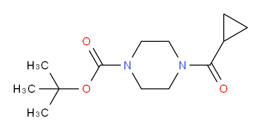 tert-butyl 4-(cyclopropanecarbonyl)piperazine-1-carboxylate