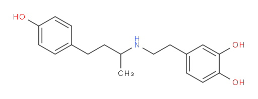 4-(2-((4-(4-hydroxyphenyl)butan-2-yl)amino)ethyl)benzene-1,2-diol