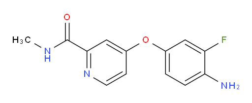 4-(4-amino-3-fluorophenoxy)-N-methylpicolinamide
