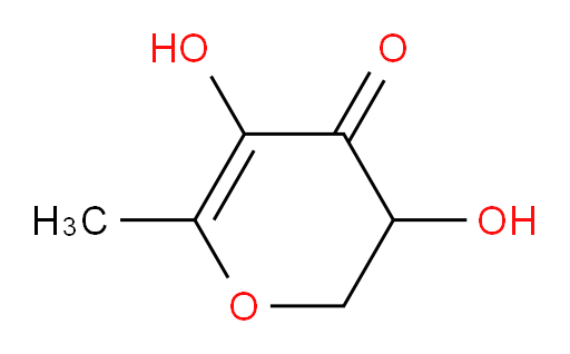 Ccris 8144;Dnd-omi 70 nmol/l;3,5-Dihydroxy-2-methyl-5,6-dihydro-4H-pyran-4-one;2-Methyl-3,5-dihydroxy-5,6-dihydro-4H-pyran-4-one;4H-Pyran-4-one, 2,3-dihydro-3,5-dihydroxy-6-methyl-;2,3-Dihydro-3,5-dihydroxy-6-methyl-4(H)-pyran-4-one