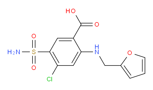 4-chloro-2-((furan-2-ylmethyl)amino)-5-sulfamoylbenzoic acid;furosemide