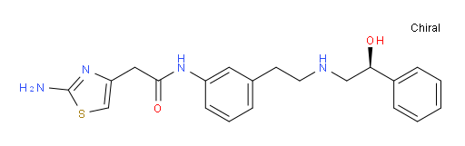 (S)-2-(2-aminothiazol-4-yl)-N-(3-(2-((2-hydroxy-2-phenylethyl)amino)ethyl)phenyl)acetamide