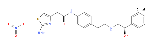 (R)-2-(2-aminothiazol-4-yl)-N-(4-(2-((2-hydroxy-2-phenylethyl)amino)ethyl)phenyl)acetamide nitrate