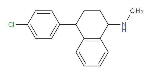 4-(4-chlorophenyl)-N-methyl-1,2,3,4-tetrahydronaphthalen-1-amine
