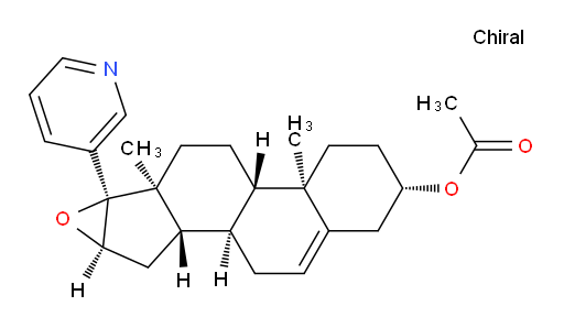 (4S,6aR,6bS,8aS,8bR,9aR,10aS,10bR)-6a,8a-dimethyl-8b-(pyridin-3-yl)-3,4,5,6,6a,6b,7,8,8a,8b,9a,10,10a,10b-tetradecahydro-1H-naphtho[2',1':4,5]indeno[1,2-b]oxiren-4-yl acetate
