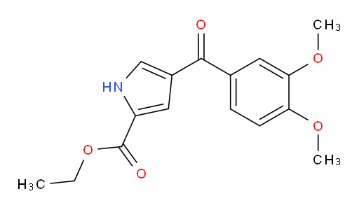 ethyl 4-(3,4-dimethoxybenzoyl)-1H-pyrrole-2-carboxylate