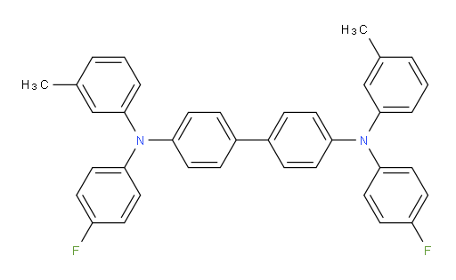 N4,N4'-bis(4-fluorophenyl)-N4,N4'-di-m-tolyl-[1,1'-biphenyl]-4,4'-diamine