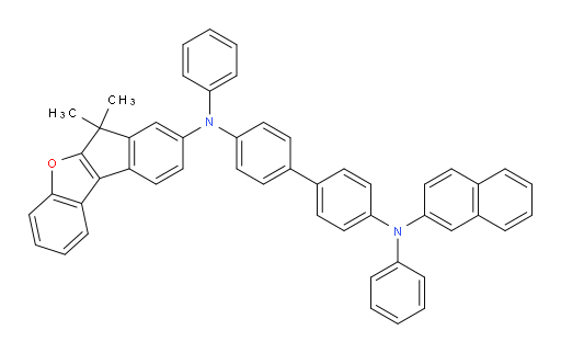 N4-(6,6-dimethyl-6H-indeno[2,1-b]benzofuran-8-yl)-N4'-(naphthalen-2-yl)-N4,N4'-diphenyl-[1,1'-biphenyl]-4,4'-diamine