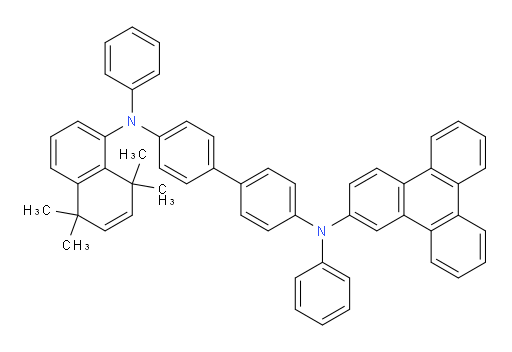 N4,N4'-diphenyl-N4-(5,5,8,8-tetramethyl-5,8-dihydronaphthalen-1-yl)-N4'-(triphenylen-2-yl)-[1,1'-biphenyl]-4,4'-diamine